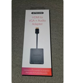 Adapter HDMI do VGA + Audio Sitecom